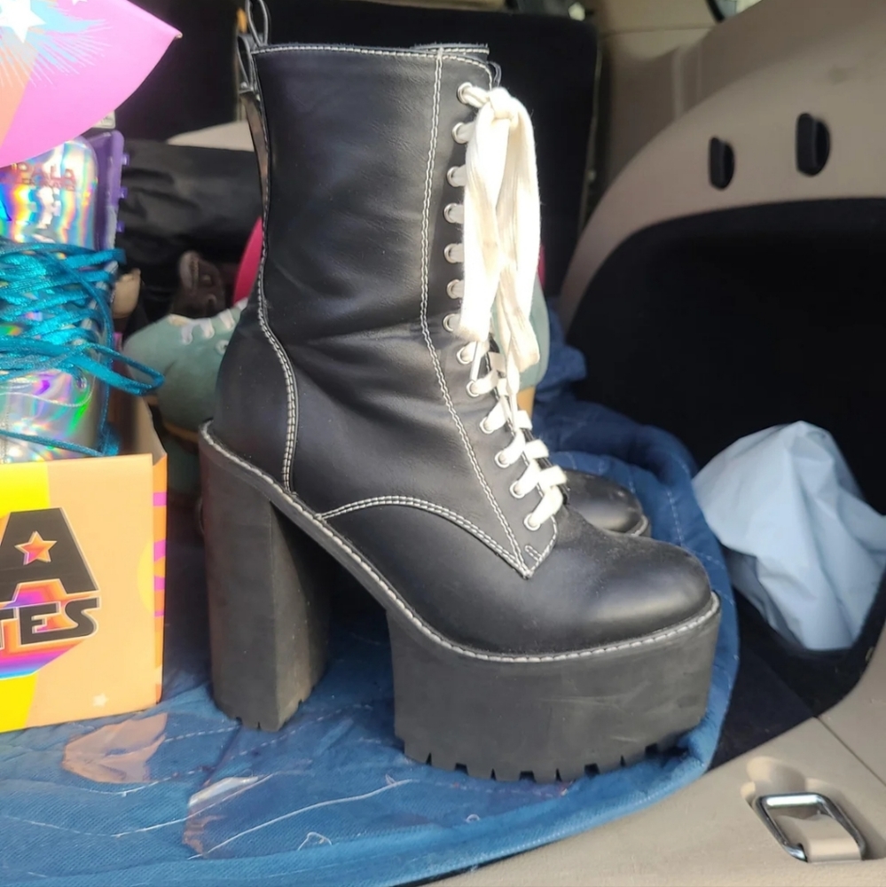 Dolls Kill Platform Boots
